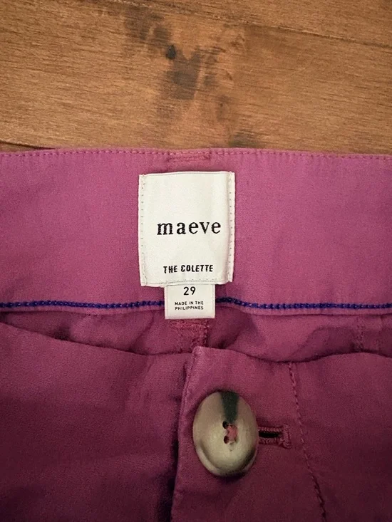 Maeve Raspberry Wide Leg Trousers - Picture 3 of 3